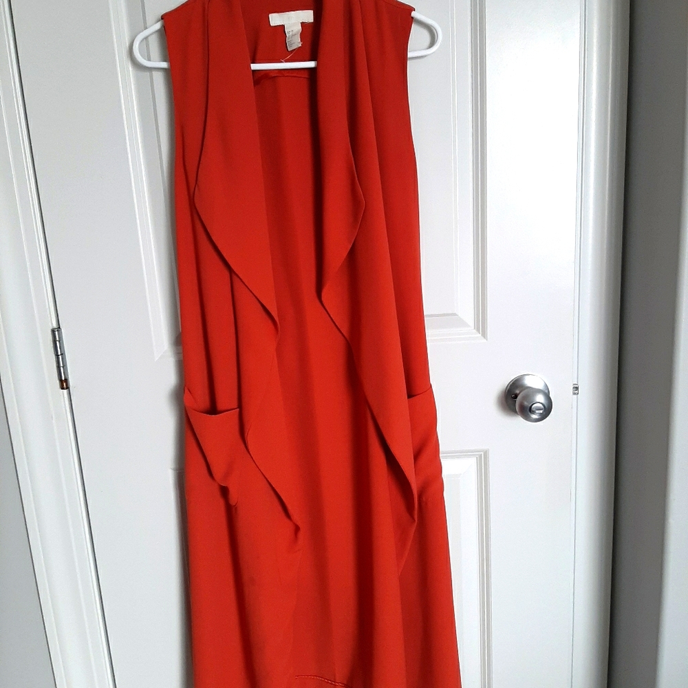 H&M Long Waterfall Vest